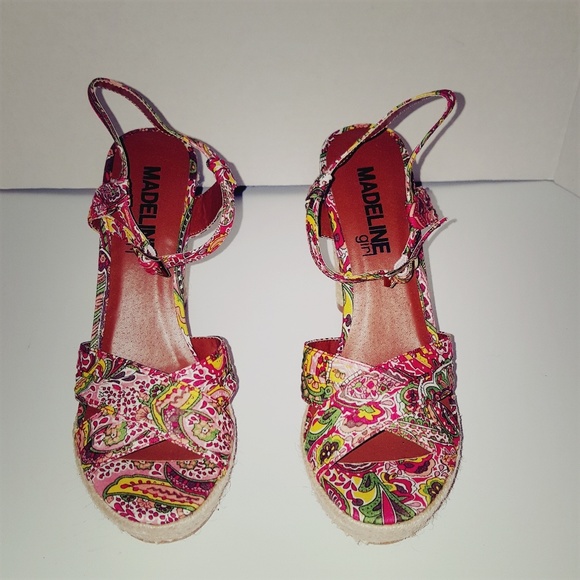 MADELINE GIRL - SANDCASTLE PLATFORM HEELS NWOB - Picture 3 of 8